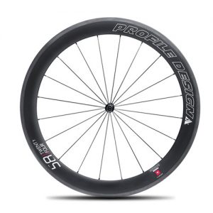 ventas Rueda Delantera para Ciclismo-Triatlon Full Carbon 58-TwentyFour Clincher Negro lima peru