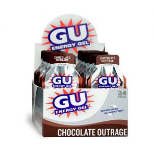 venta GU Energy Gel Chocolate Caja 24 con Cafeína lima peru