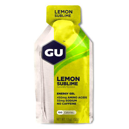 GU Energy Gel Limon Caja 24 sin Cafeina