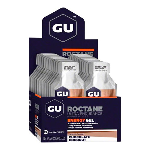 Gel Energizante Roctane Chocolate Coconut Gu Energy caja 24