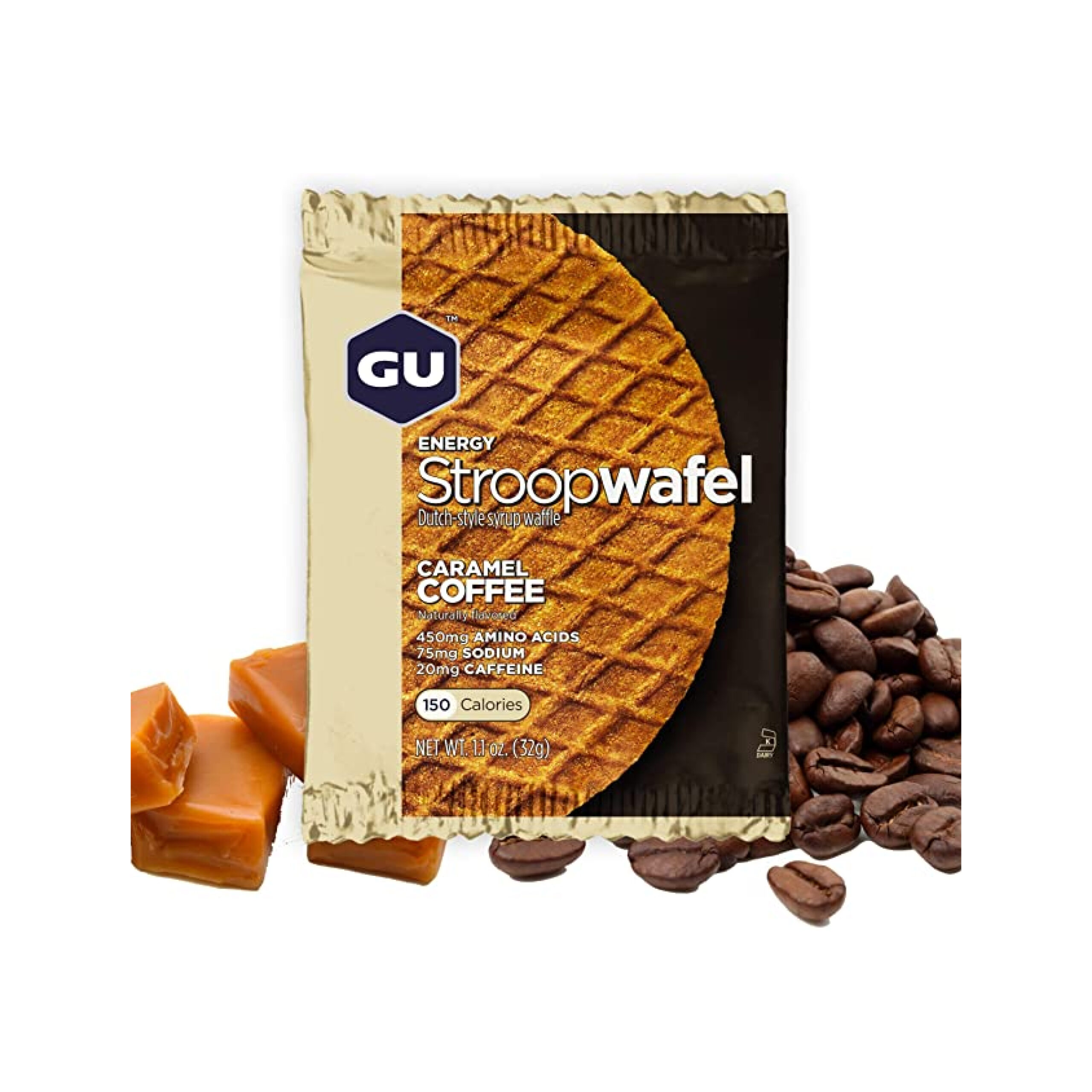 Galletas Energéticas Stroopwafel Caramel Coffee Caja 16 Gu Energy