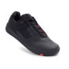 ZAPATILLA STAMP LACE NEGRO ROJO CRANK BROTHERS FRONT