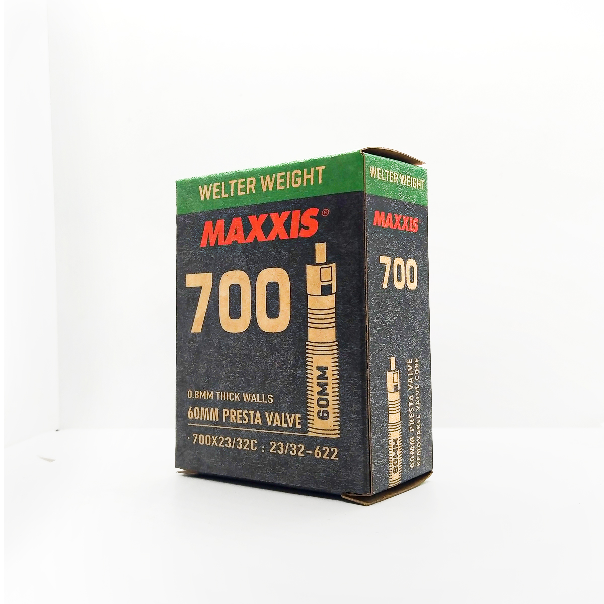 Cámara Maxxis 700 Presta 60 mm WELTER WEIGHT (23/32 c)