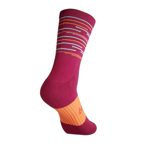Calcetines Linear Sock MTB Burgundy Bellwether