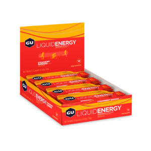 Gel Energizante Liquido Fresa Platano Gu Energy BOX 12