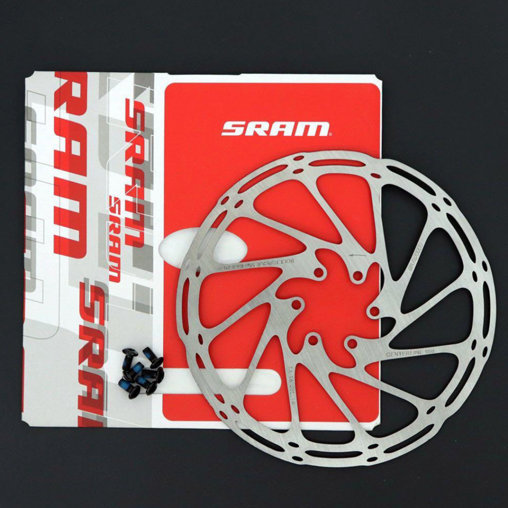 Rotor De Frein SRAM Centerline 200 Mm – Disque CenterLock, Deux Pièces, Compatible Route Et VTT, épaisseur 1,85 Mm, Bords Arrondis UCI