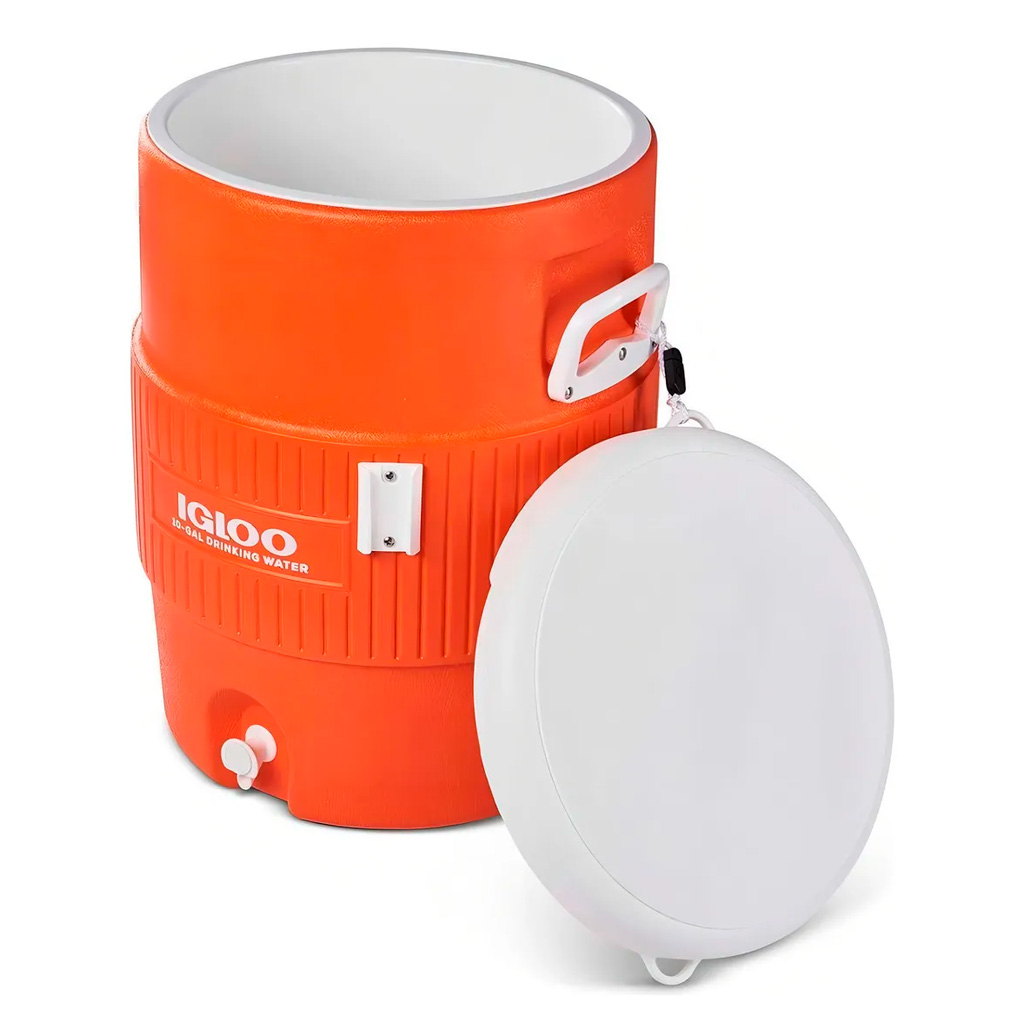 bidon igloo 38 litros 10 galones cooler bebidas anaranjado lima peru