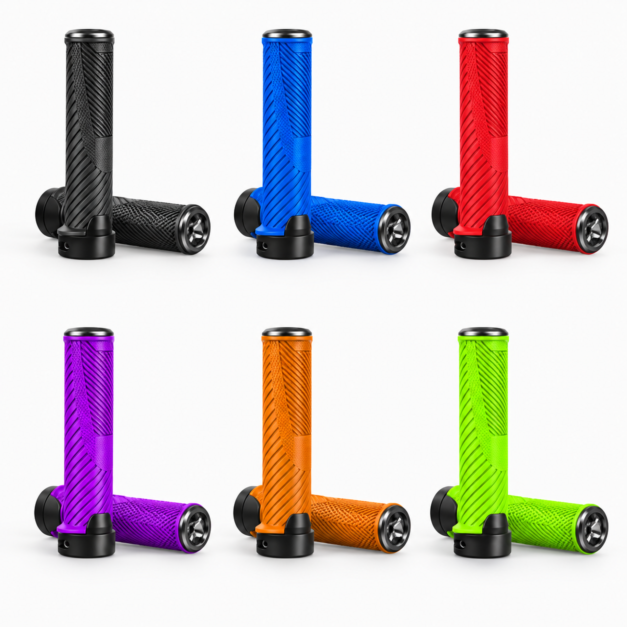 Catálogo de puños de bicicleta coloridos