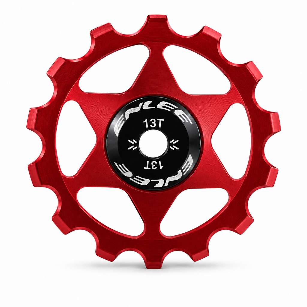 Rueda de Repuesto para Descarrillador Enlee rojo